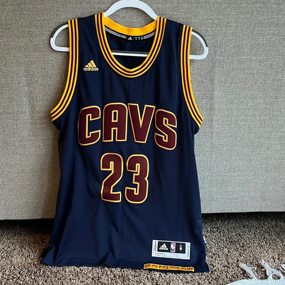 Lebron James Cleveland Cavaliers Adidas Men’s Medium Blue Jersey